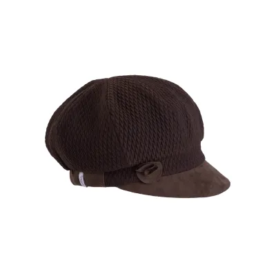 Cap Gavroche Tokyo brown - Traclet