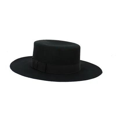 Canoe Matador black wool felt - Traclet