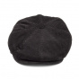 Black Corduroy 8-Panel Cap - Traclet