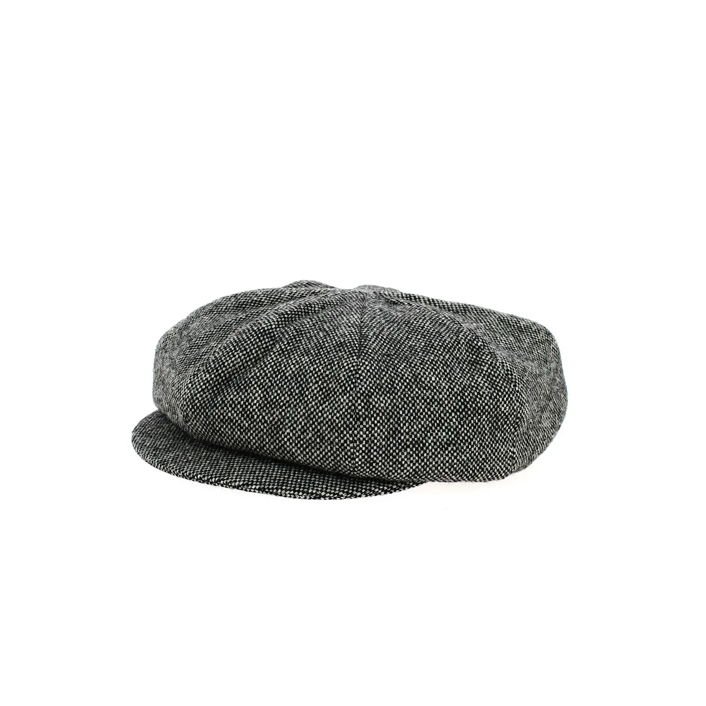 Cap Gavroche Rasta wool black checkerboard - Traclet