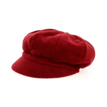 Casquette Gavroche Elorine rouge foncé - Traclet