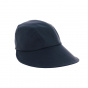 Helene large visor cap navy blue - Traclet