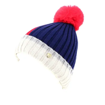 Bonnet à pompon tricolor - Traclet