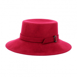 Capeline Marta red wool cabernet - Traclet