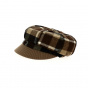 Cap Gavroche Le Naturo brown and beige - Traclet
