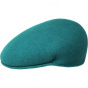 La Poly flat cap in turquoise green - Kangol