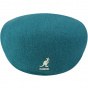 La Poly flat cap in turquoise green - Kangol