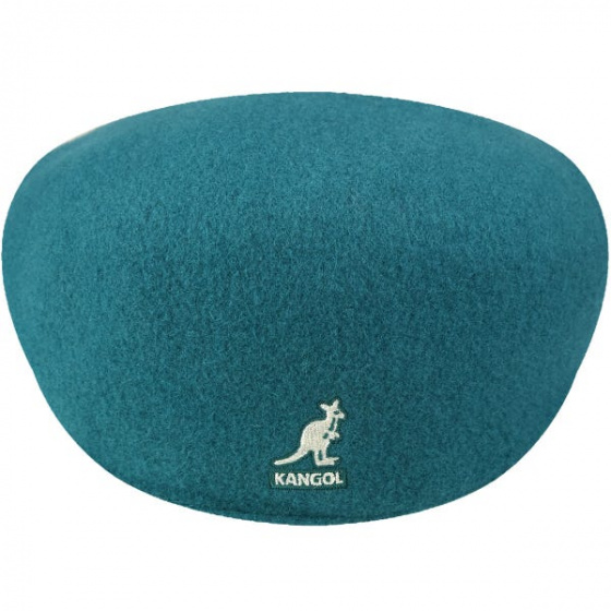 Casquette plate La Poly verte turquoise - Kangol Casquette plate La Poly verte turquoise - Kangol