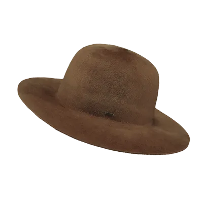 Noleta Capeline brown wool felt - Barts