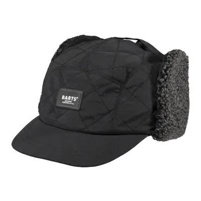 Casquette Ludo cache-oreilles Noir - Barts
