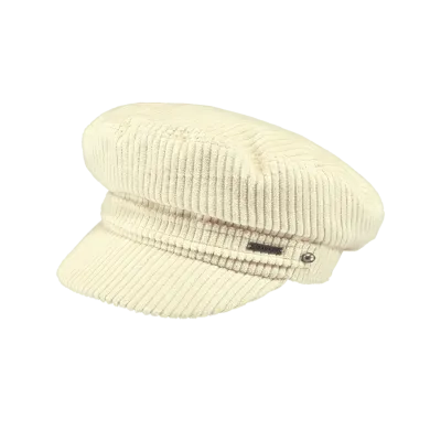 Casquette gavroche Le Paty velours blanche - Barts