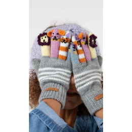 Kids' Gloves With Puppet Face - Barts