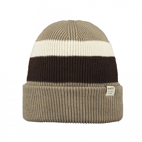 Cowie Tricolor Khaki Beanie - Barts