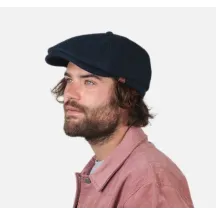 Navy Blue Jamaica Flat Cap - Barts Reference: 13772 Traclet Hat Shop