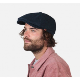 Navy Blue Jamaica Flat Cap - Barts