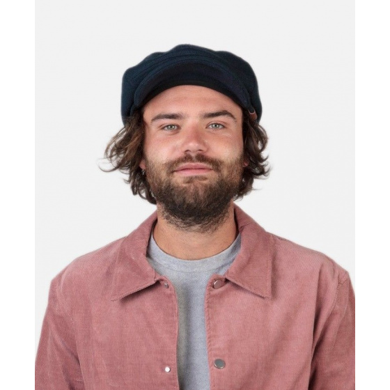 Navy Blue Jamaica Flat Cap - Barts