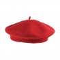 Trendy red beret Flora Laine