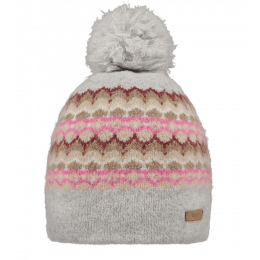 Grey Seire Pompom Beanie - Barts