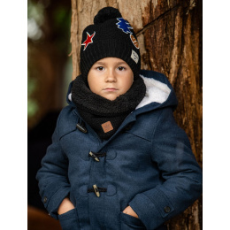 Kids Pompom Beanie Osbul - Pipolaki