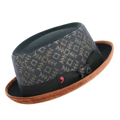 Navy Perouse Porkpie Hat - Traclet: 13852| Traclet Hat Shop