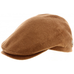 Niels Cashmere Camel Flat Cap - Fléchet