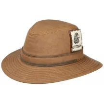 Chapeau Traveller Kalispell Wax Cognac  - Stetson  Reference : 13887| Chapellerie Traclet