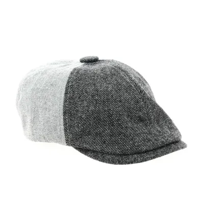 Casquette bec de canard Bertony double gris- Traclet