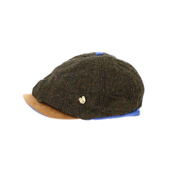 Gavroche brown striped cap Basile - Traclet