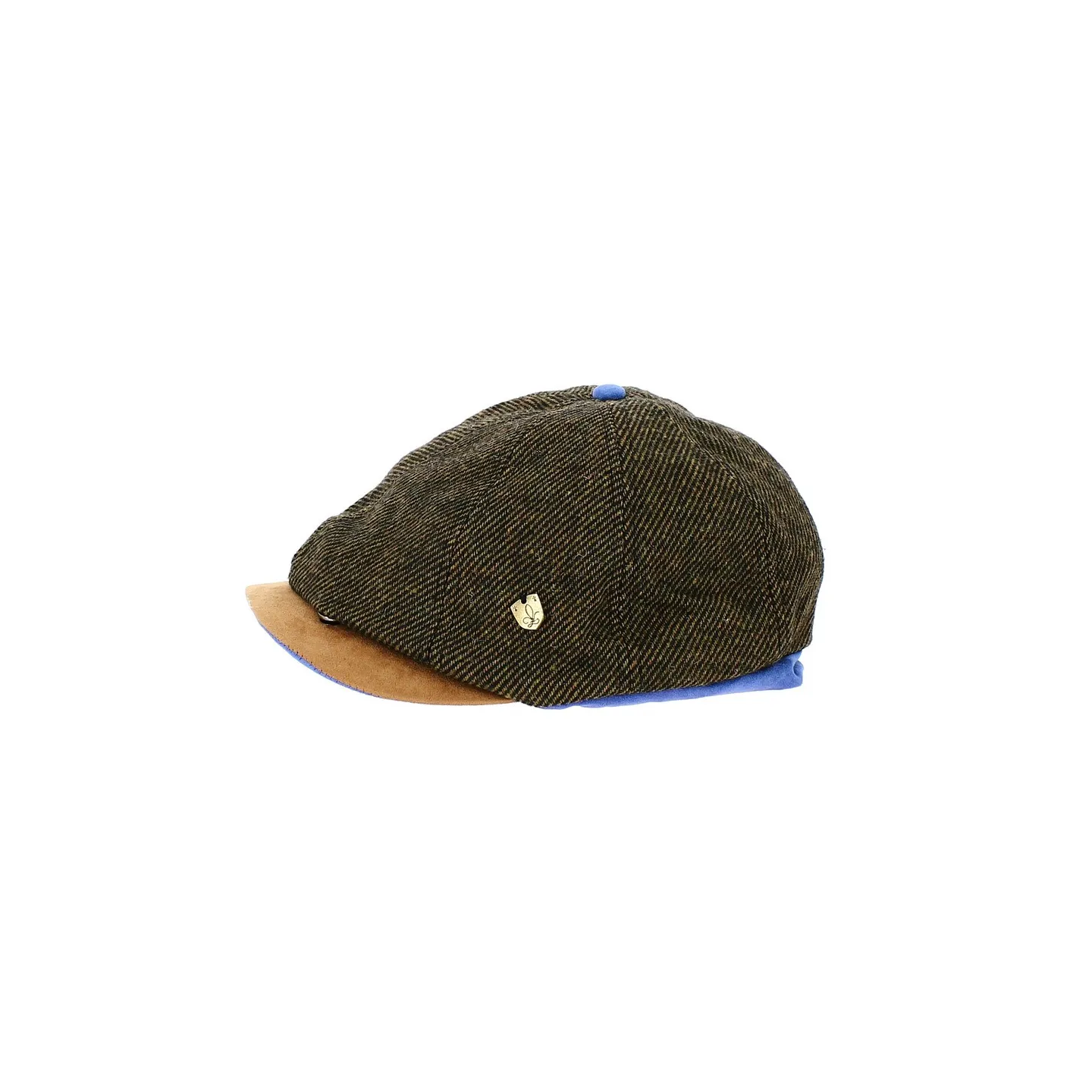 Casquette Gavroche rayée marron Basile - Traclet