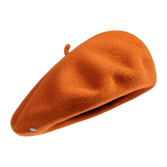Béret Authentique Orange Laine - Héritage par Laulhère
