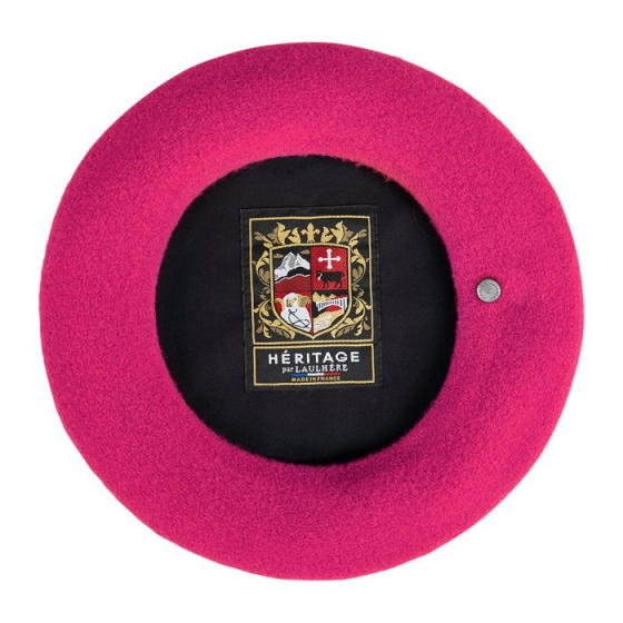 Authentic Sangria Wool Beret - Heritage by Laulhère