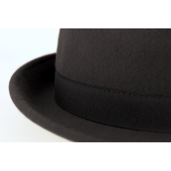 Bilbao Grey Felt Porkpie Hat - Traclet