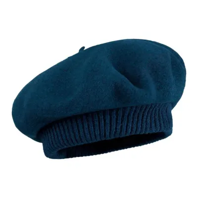Béret Parisienne Bleu Paon - Héritage par Laulhère