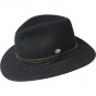 Fedora Nelles Black Wool Felt Hat - Bailey