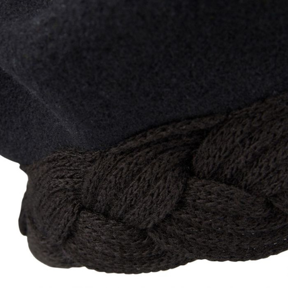 Béret Pina Noir Laine - Héritage par Laulhère