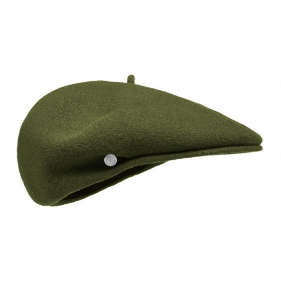 Béret Casquette St Jean Vert Olive - Héritage par Laulhère