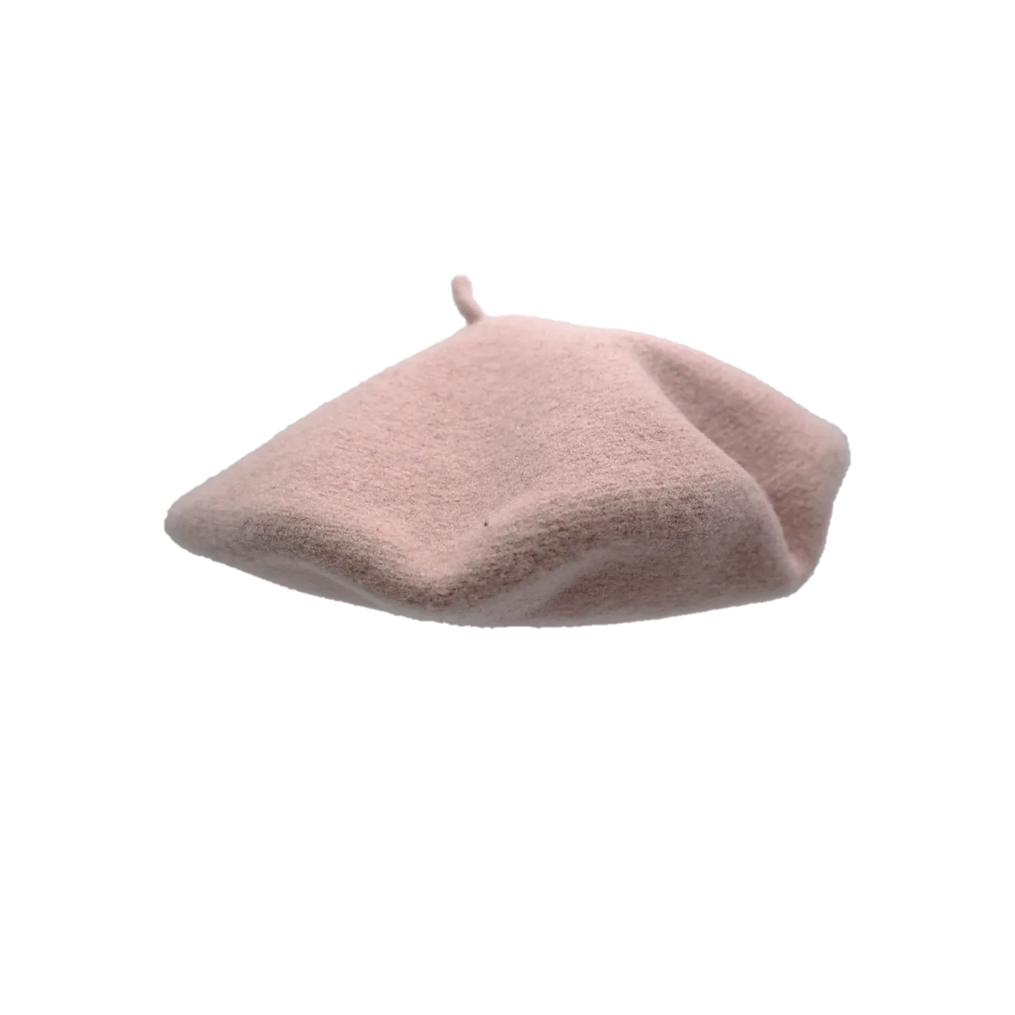 Béret enfant laine rose pâle - Le Béret Français