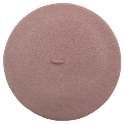 Béret enfant laine rose pâle - Le Béret Français