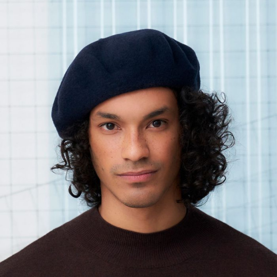 Navy Blue Beret - Heritage by Laulhère