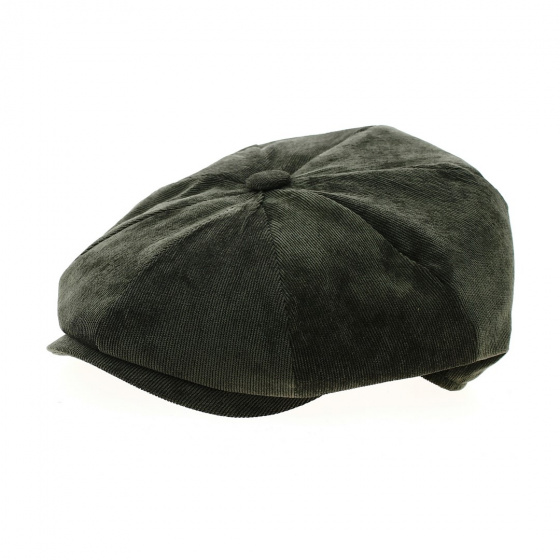 Frank Irish cap khaki velvet - TRACLET Frank Irish cap khaki velvet - TRACLET