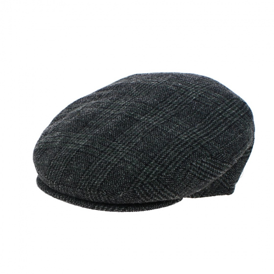 Flat cap with grey earflaps Le Bocco - Traclet Flat cap with grey earflaps Le Bocco - Traclet