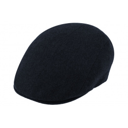 Black Cashmere Flat Cap La Sharko - Traclet