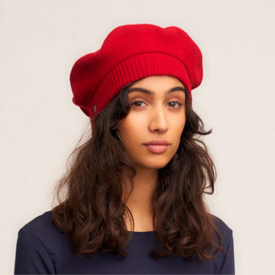 Beret Parisienne Laulhère - Rouge 
