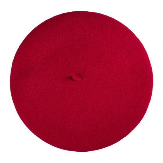 Paris Wool Beret in Amaranth - Heritage by Laulhère