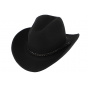 Black Western Oklahoma Hat - Traclet