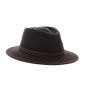 Traveller Paris Wool Felt Hat Brown - Traclet