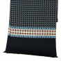 Julian navy blue silk scarf - Traclet
