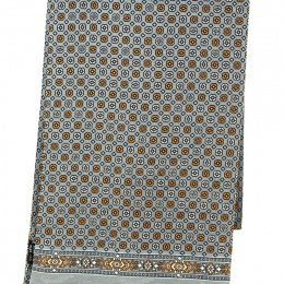 copy of Foulard en soie bordeaux et bleu - Traclet