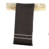 Foulard en soie Pola marron - Traclet
