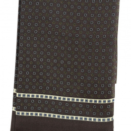 Brown Pola silk scarf - Traclet